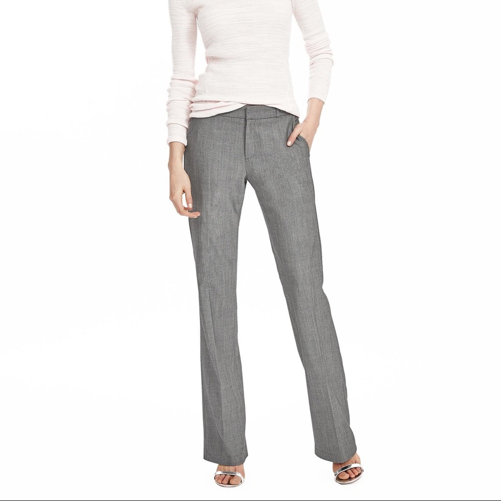 NWOT Banana Republic Logan Grey Trouser Size 10